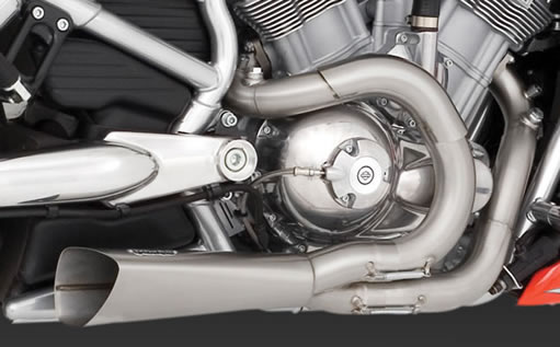 V-rod exhaust for Frankenstein Trike Kit